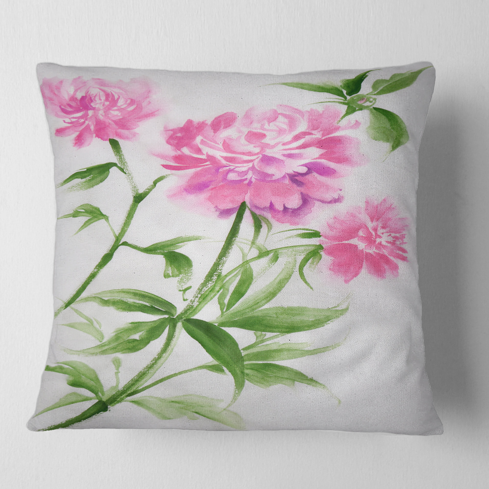 Peony throw pillow best sale